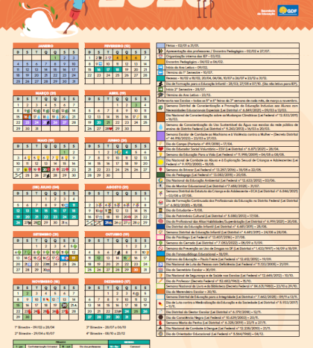 CALENDÁRIO ESCOLAR 2026 IEP